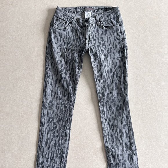 RARE 2000s Animal Print Skinny Jeans ASO Alex Russo - Picture 3 of 6